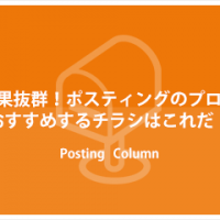 効果抜群!ポスティングのプロがおすすめするチラシはこれだ!